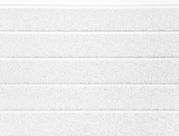 Ecotor garázskapu panel Fehér(RAL 9016), keskenybordás, faerezetes felület