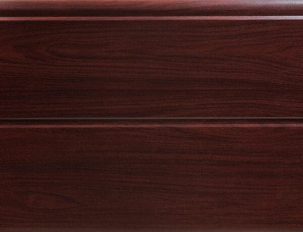 Ecotor garázskapu panel Mahagóni, szélesbordás, sima felület