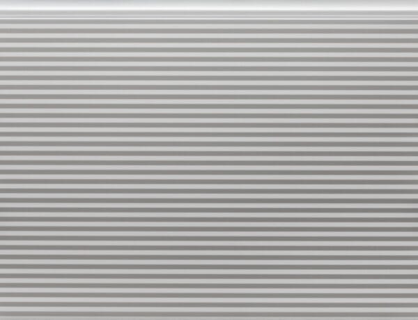 Ecotor garázskapu panel Fehér-alumínium(RAL 9006), mikrobordás, sima felület