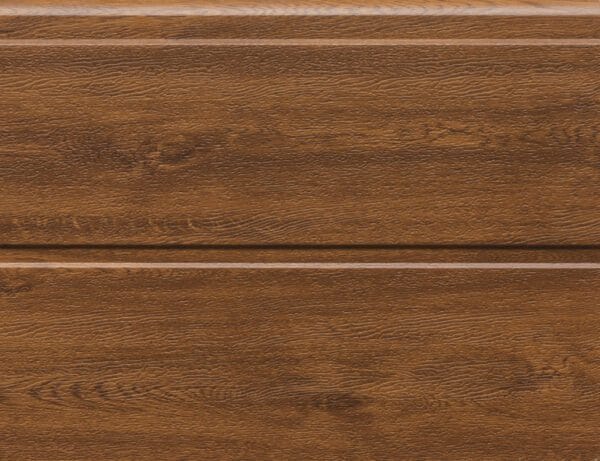 Ecotor garázskapu panel Aranytölgy, szélesbordás, faerezetes felület